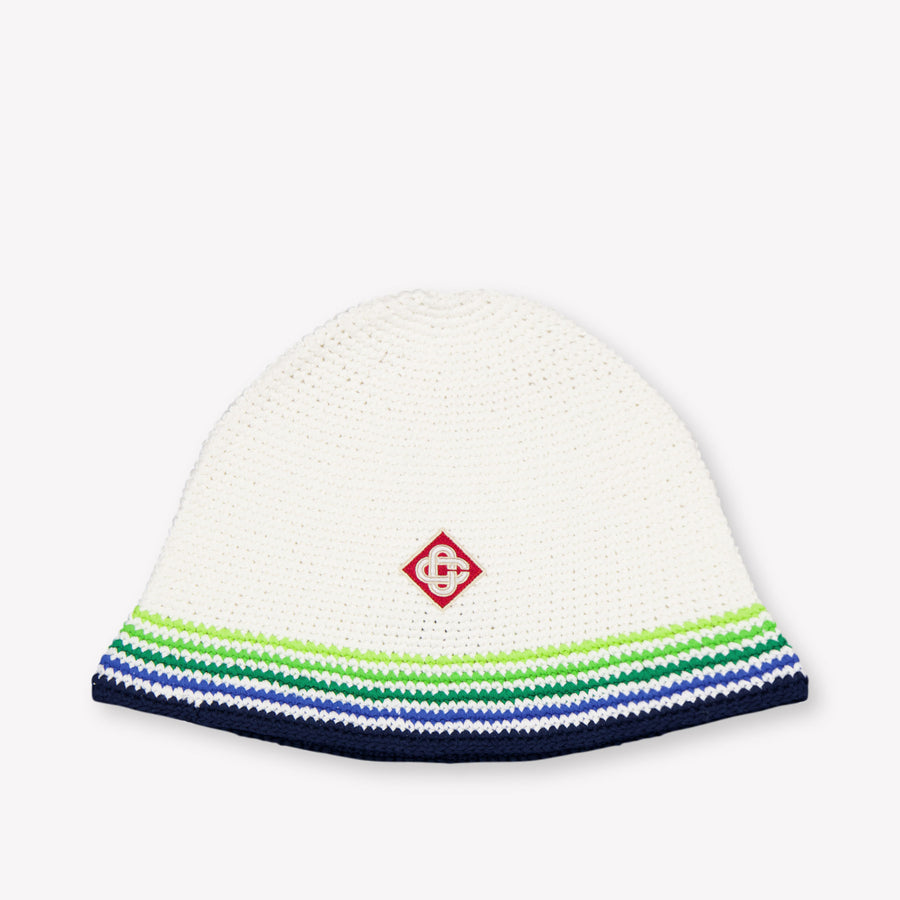 Casablanca Kinder Unisex Hoed In Wit