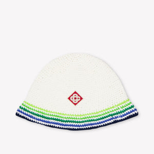 Casablanca Kinder Unisex Hoed In Wit