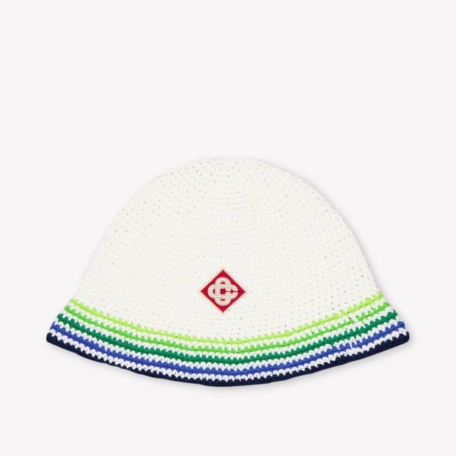 Casablanca Kinder Unisex Hoed In Wit