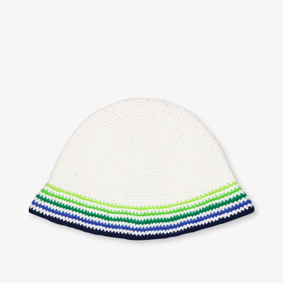 Casablanca Kinder Unisex Hoed In Wit