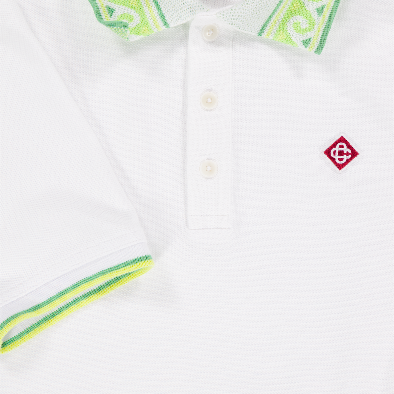 Casablanca Kinder Jongens Polo In Wit