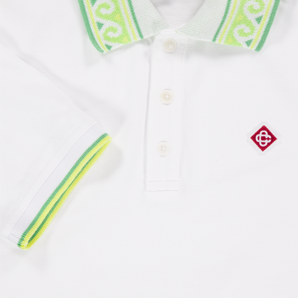 Casablanca Kinder Meisjes Polo In Wit