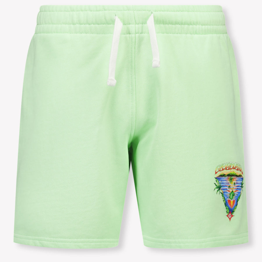 Casablanca Kinder Jongens Shorts In Mint