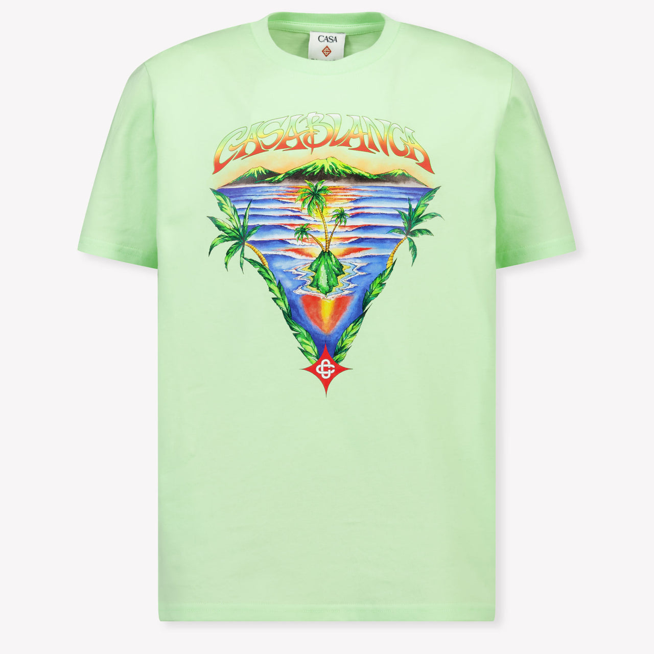 Casablanca Kinder Jongens T-Shirt In Mint
