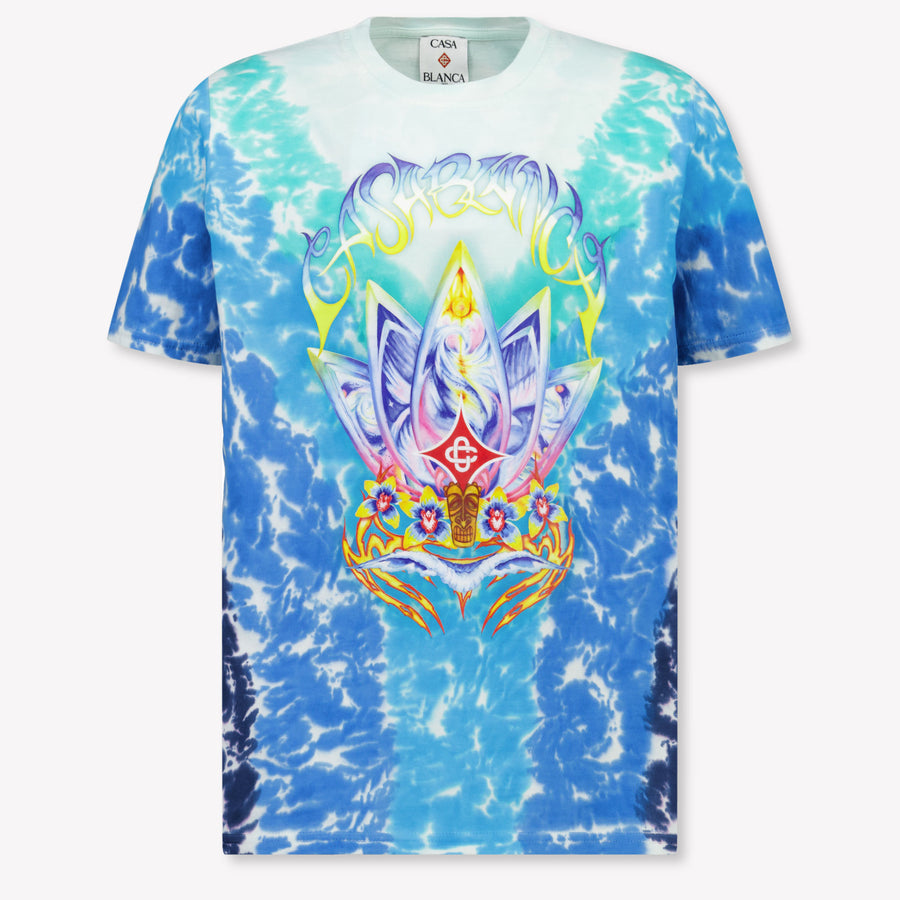 Casablanca Kinder Jongens T-Shirt In Turquoise