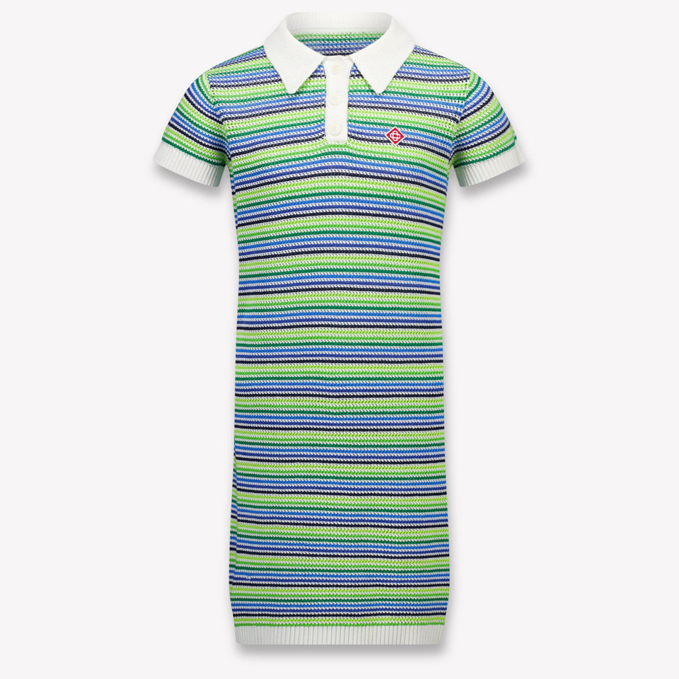 Casablanca Kinder Meisjes Jurk In Groen