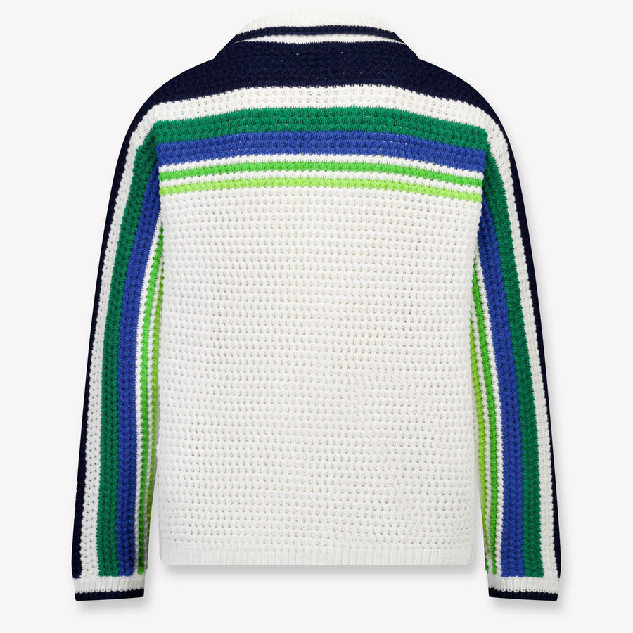 Casablanca Kinder Jongens Vest In Wit