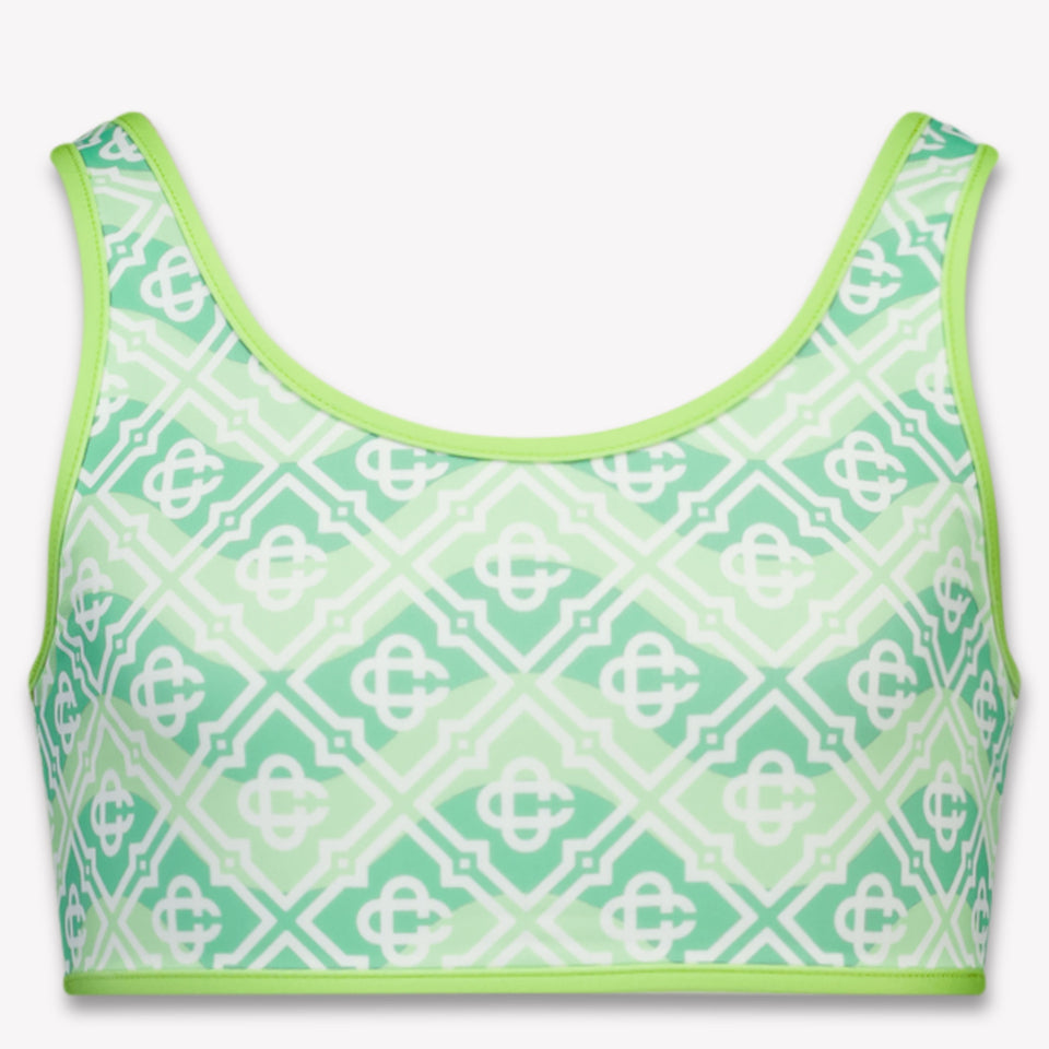 Casablanca Kinder Meisjes Zwemkleding In Groen