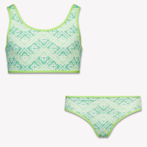 Casablanca Kinder Meisjes Zwemkleding In Groen