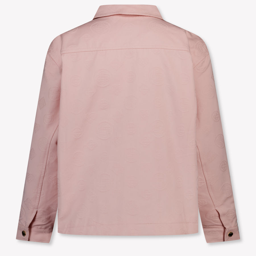 Casablanca Kinder Meisjes Spijkerjassen In Licht Roze