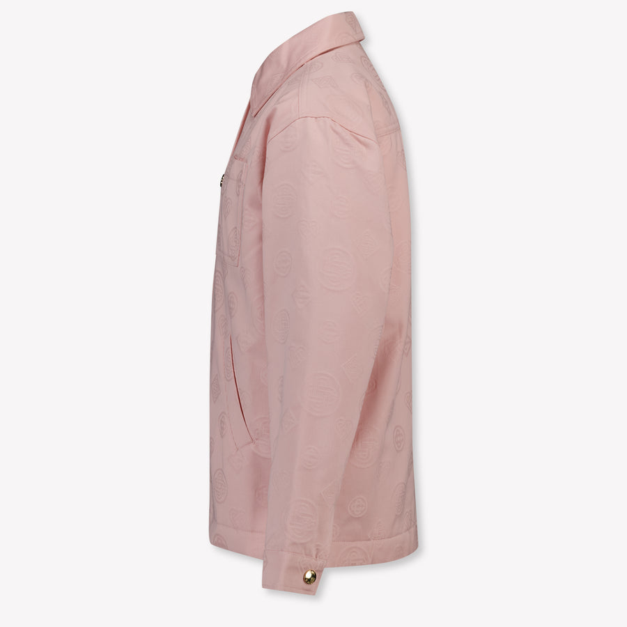 Casablanca Kinder Meisjes Spijkerjassen In Licht Roze