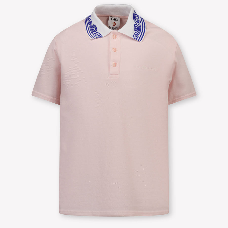Casablanca Kinder Meisjes Polo In Licht Roze
