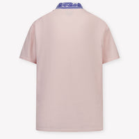 Casablanca Kinder Unisex Polo In Licht Roze
