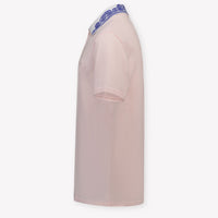 Casablanca Kinder Unisex Polo In Licht Roze