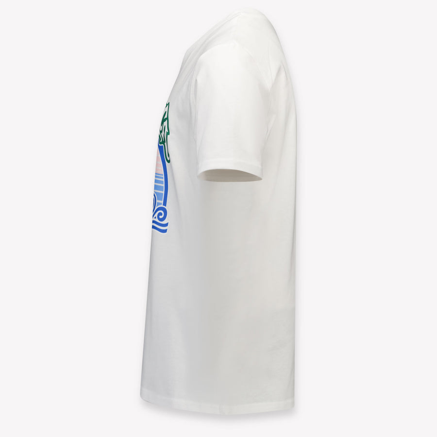 Casablanca Kinder Unisex T-Shirt In Wit