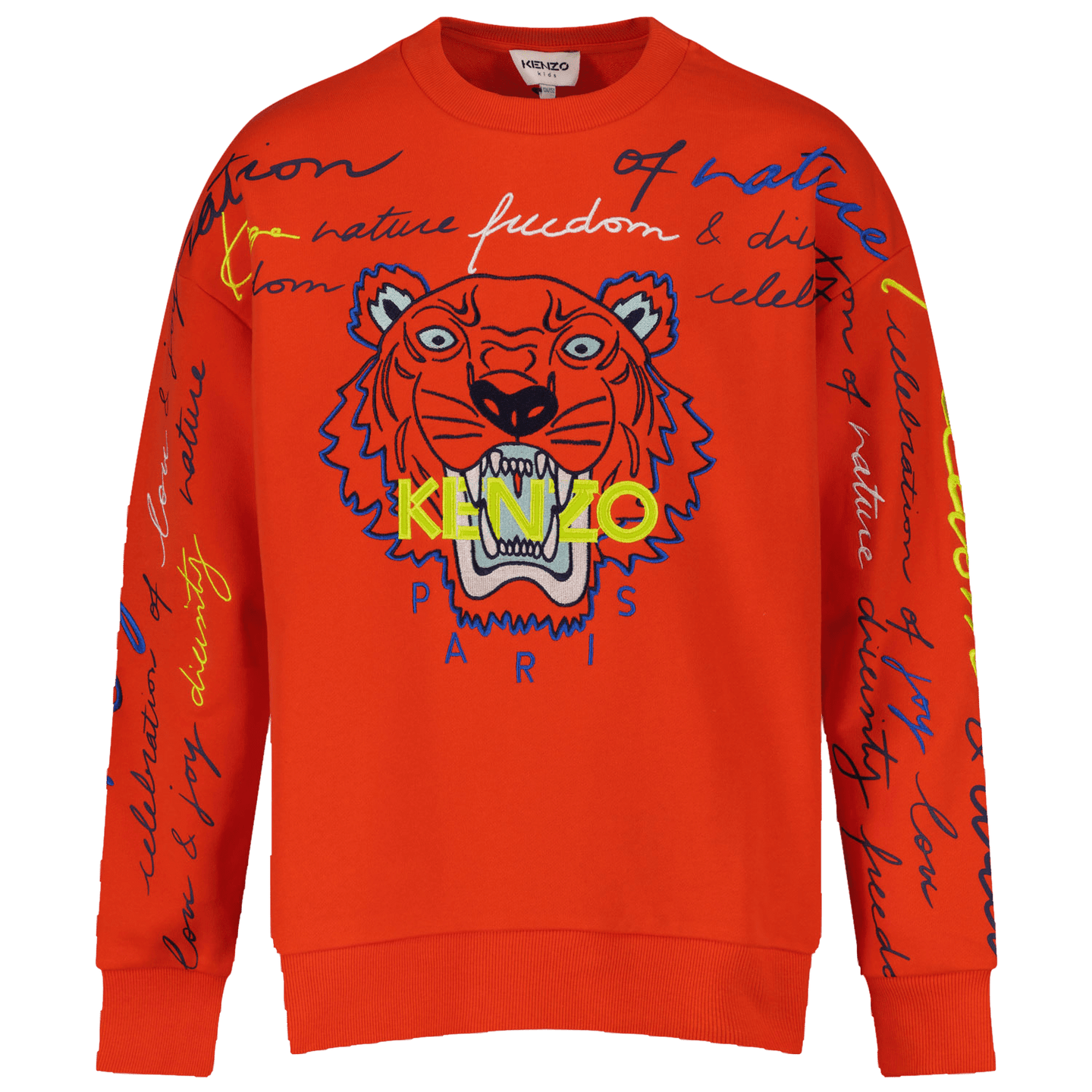 Kenzo kids Kinder Jongens Trui Oranje 4Y