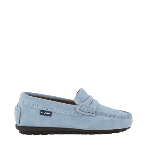 Atlanta Mocassin Kinder Unisex Schoenen Licht Blauw