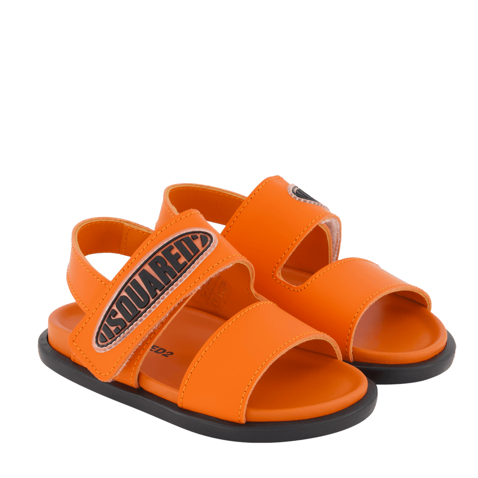 Dsquared2 Kinder Unisex Sandalen Oranje