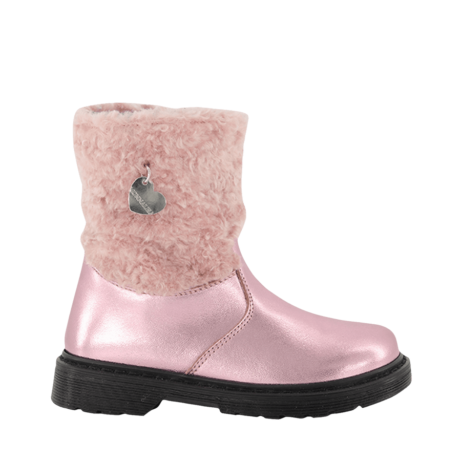 MonnaLisa Girls Boots Light Pink