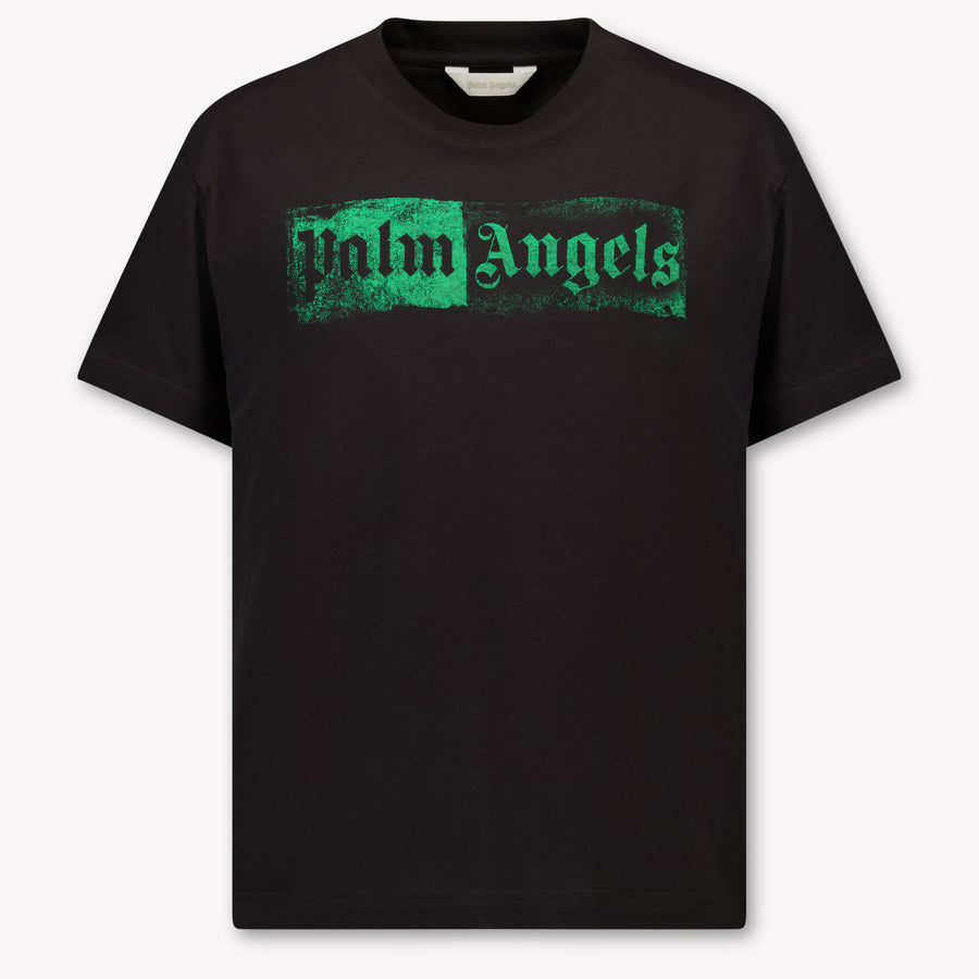 Palm Angels Kinder Unisex T-Shirt In Zwart