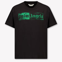 Palm Angels Kinder Unisex T-Shirt In Zwart