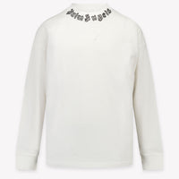 Palm Angels Kinder Unisex T-Shirt In Wit