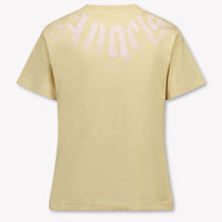 Palm Angels Kinder Meisjes T-Shirt In Beige