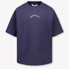 Palm Angels Kinder Unisex T-Shirt In Navy