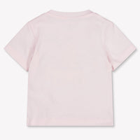 Palm Angels Baby Meisjes T-Shirt In Licht Roze