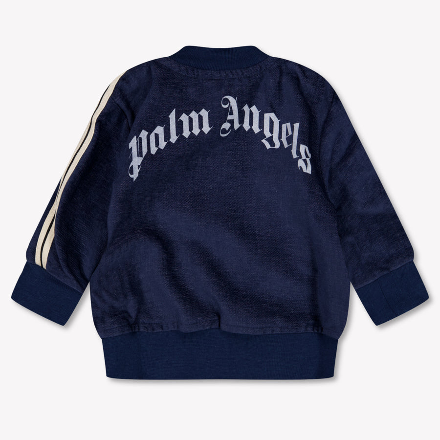 Palm Angels Baby Jongens Vest In Navy
