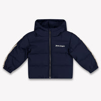 Palm Angels Baby Jongens Winterjas In Navy