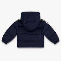 Palm Angels Baby Jongens Winterjas In Navy