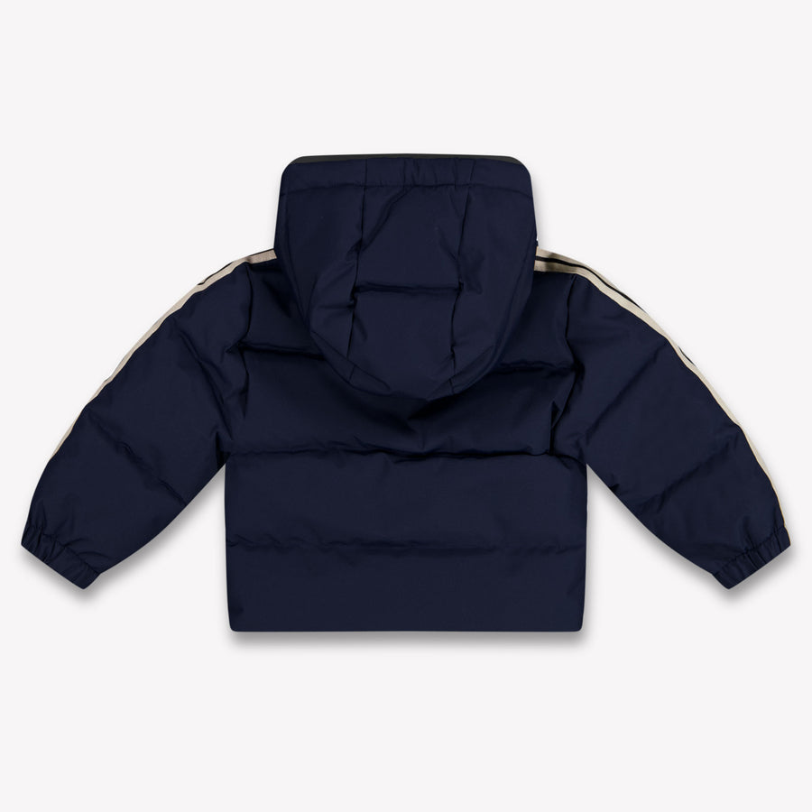 Palm Angels Baby Jongens Winterjas In Navy