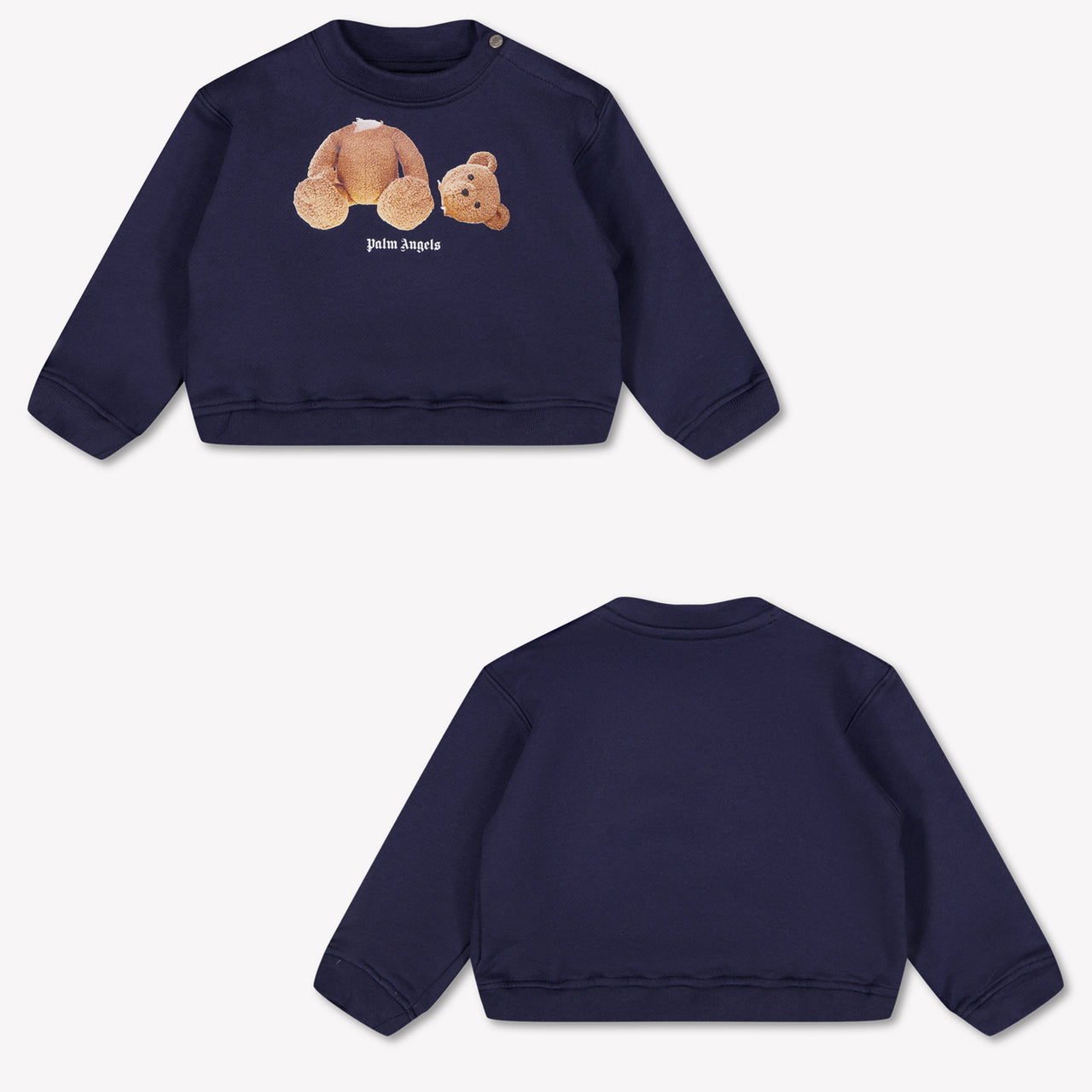 Palm Angels Baby Jongens Trui In Navy