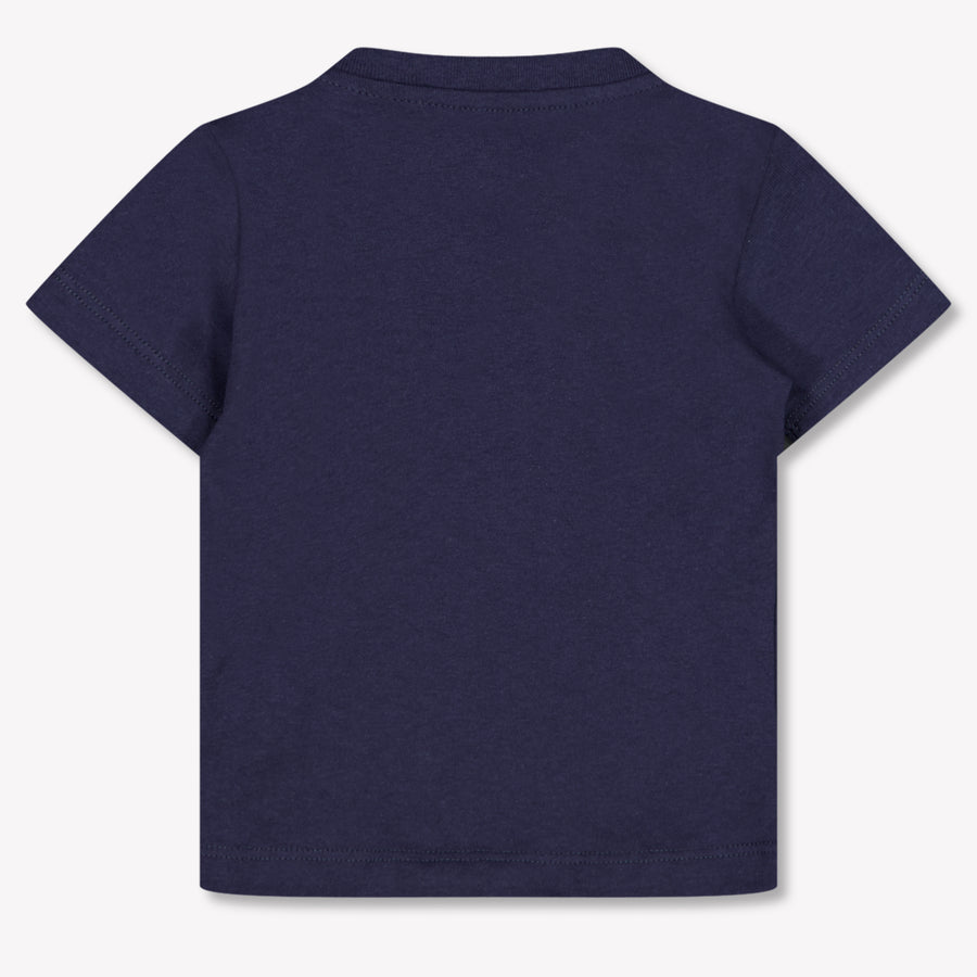 Palm Angels Baby Jongens T-Shirt In Navy