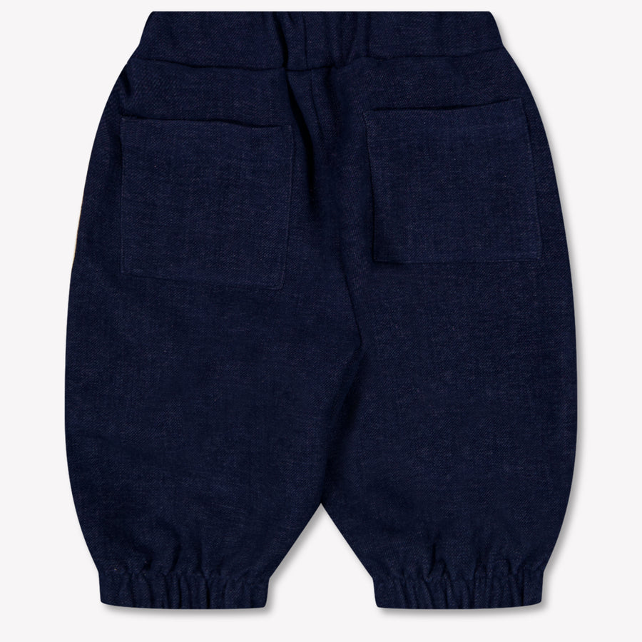 Palm Angels Baby Jongens Broek In Navy