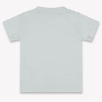 Palm Angels Baby Jongens T-Shirt In Licht Blauw