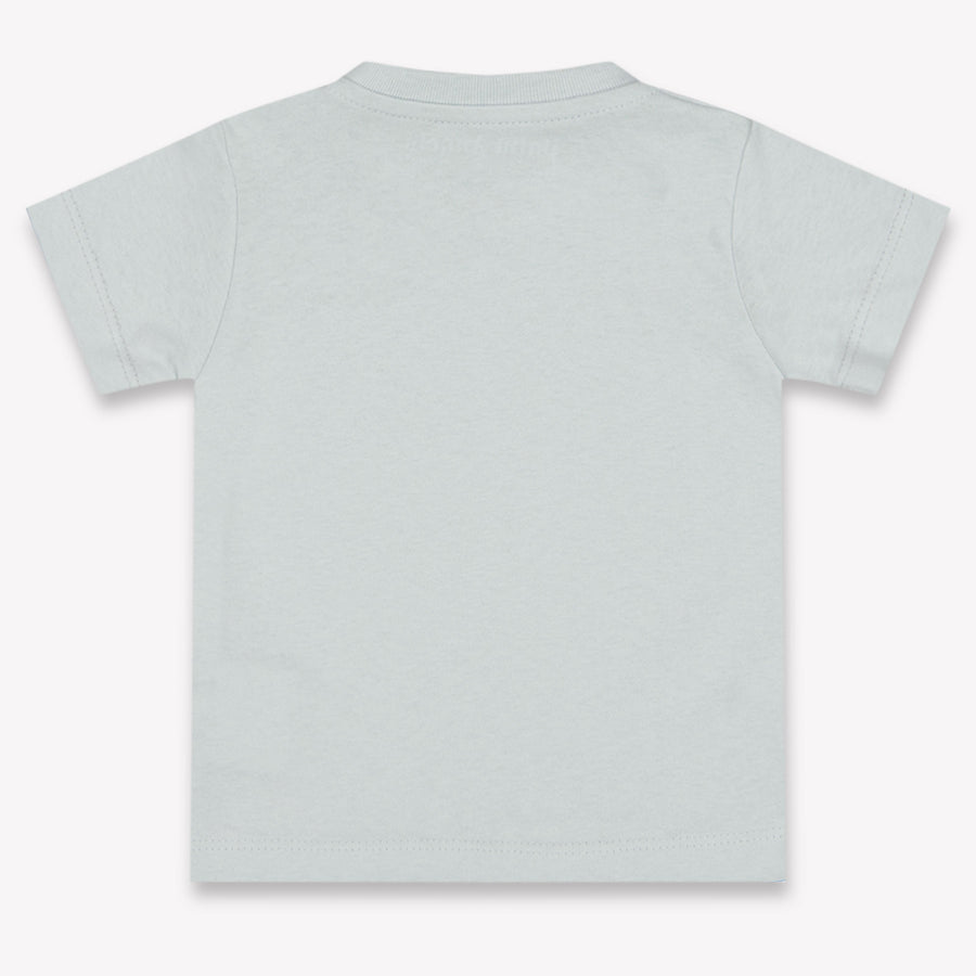 Palm Angels Baby Jongens T-Shirt In Licht Blauw