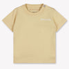 Palm Angels Baby Jongens T-Shirt In Beige