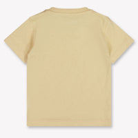 Palm Angels Baby Jongens T-Shirt In Beige