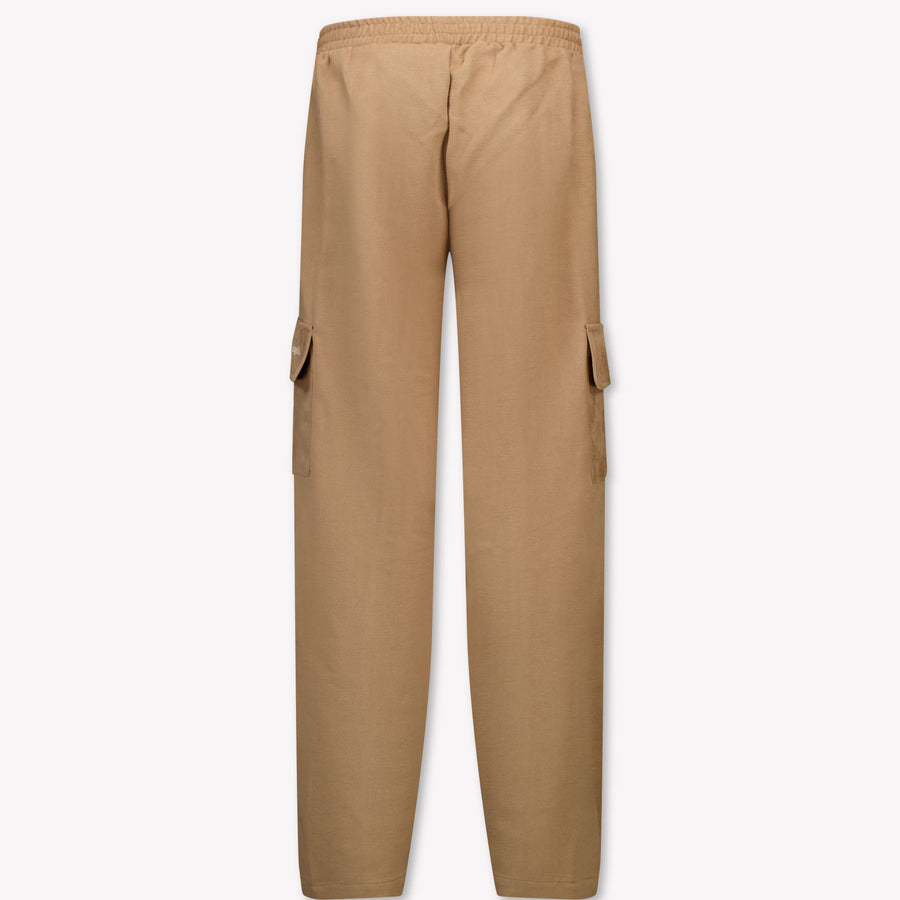 Palm Angels Kinder Unisex Broek In Beige