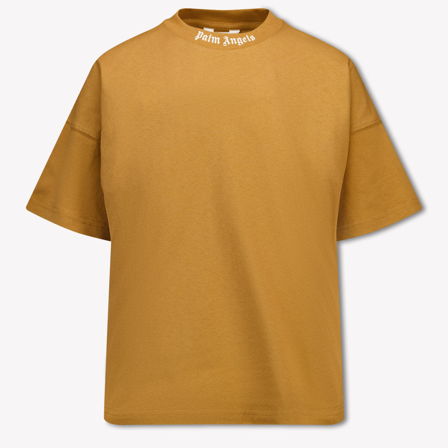 Palm Angels Boys T-Shirt in Beige