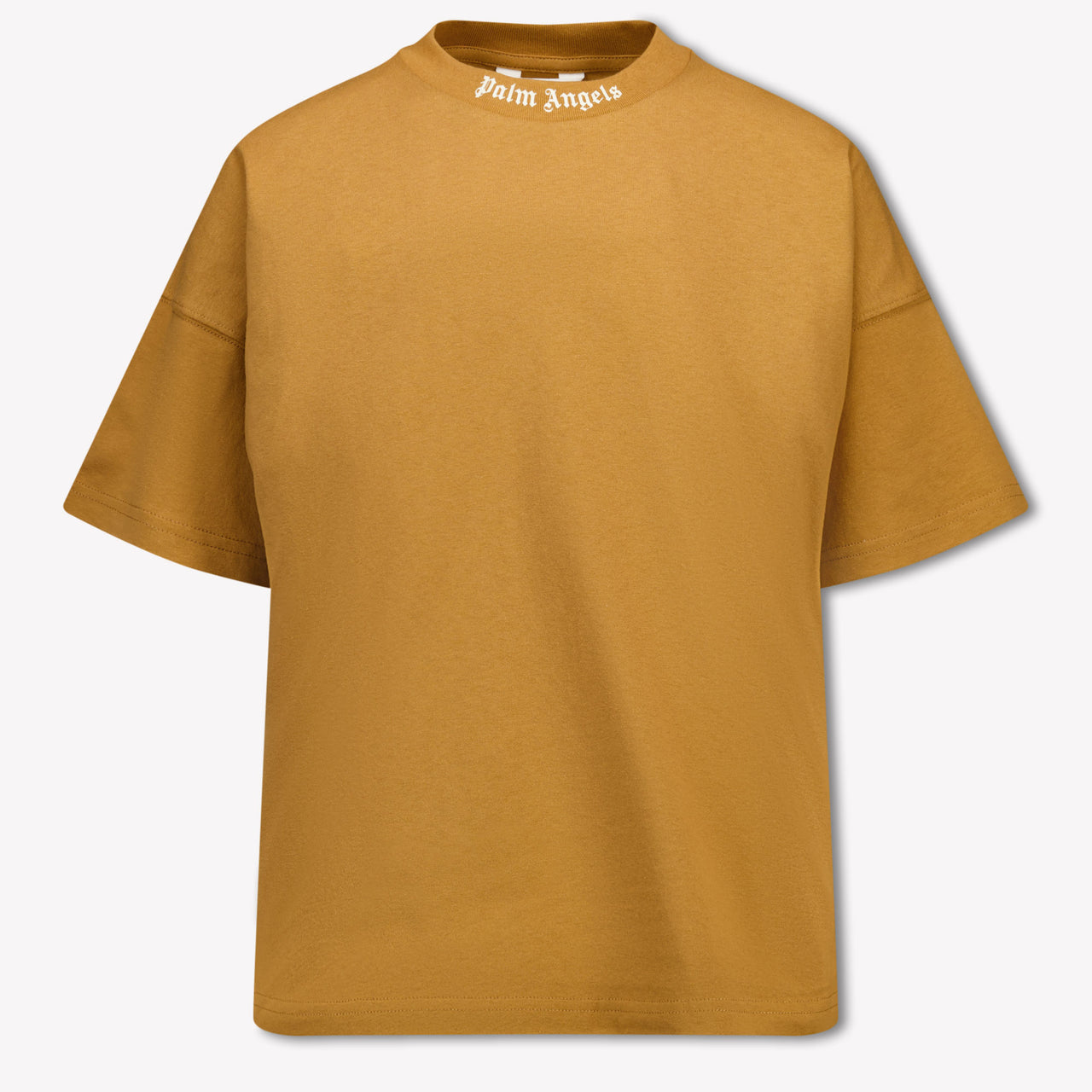 Palm Angels Kinder Jongens T-Shirt In Beige