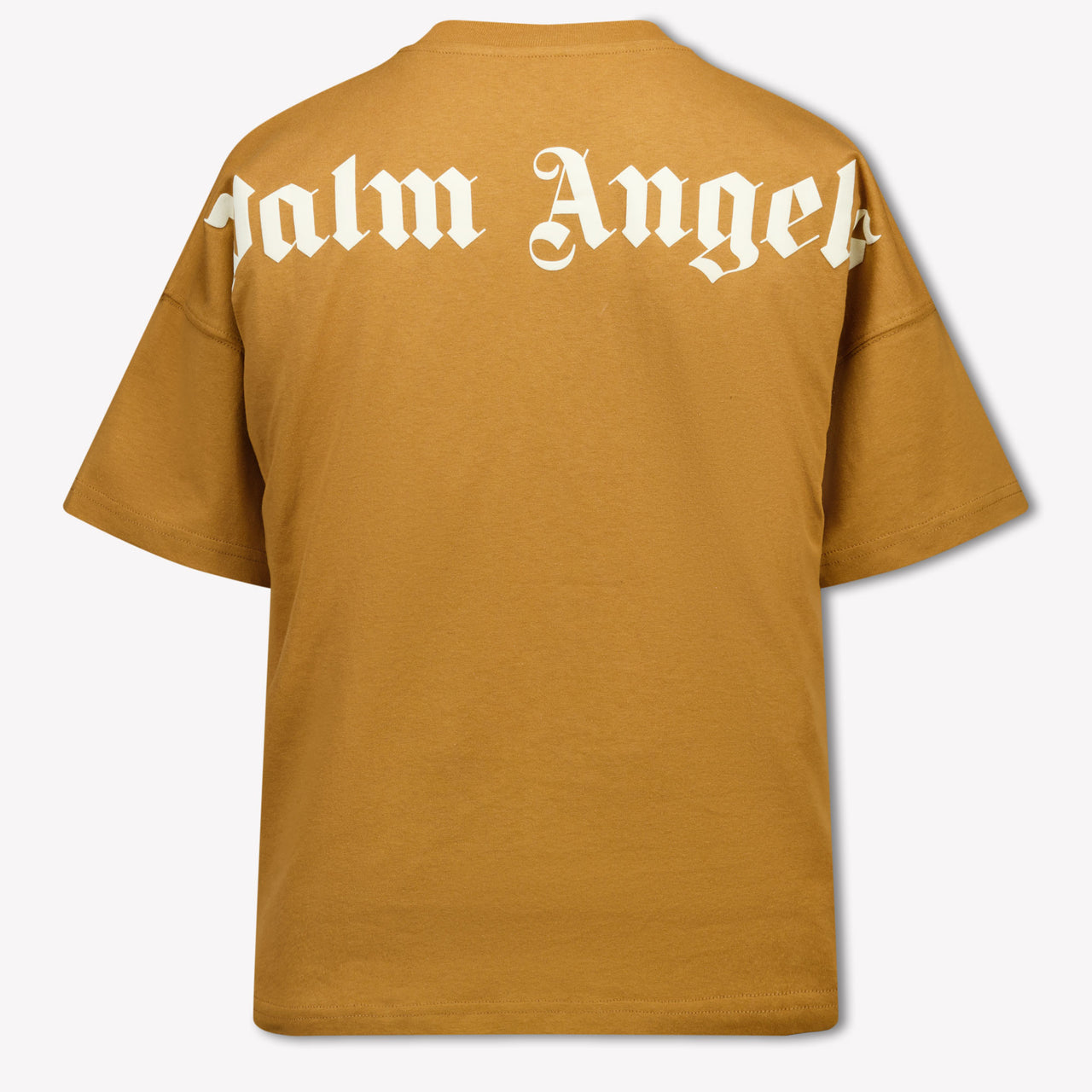 Palm Angels Kinder Jongens T-Shirt In Beige