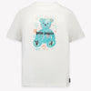 Palm Angels Kinder Unisex T-Shirt In Wit