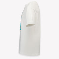 Palm Angels Kinder Unisex T-Shirt In Wit