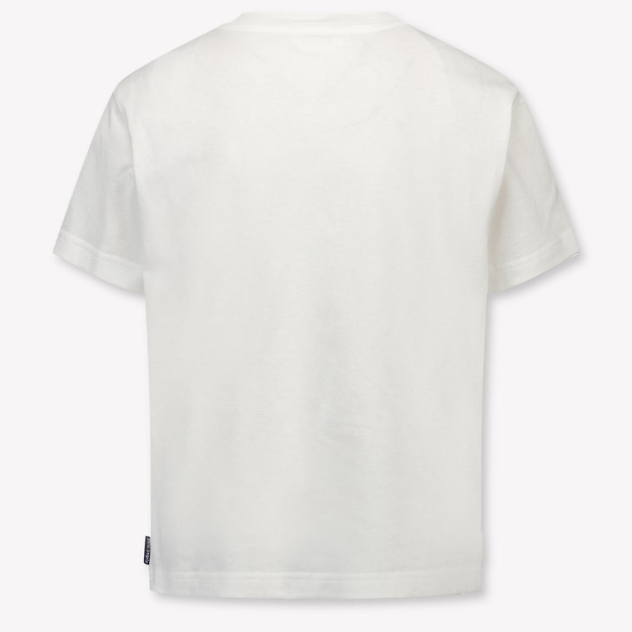 Palm Angels Kinder Unisex T-Shirt In Wit