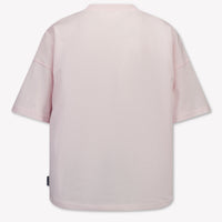 Palm Angels Kinder Meisjes T-Shirt In Licht Roze