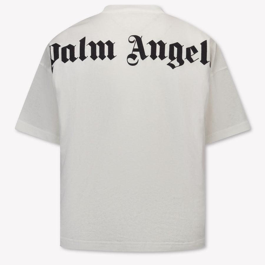 Palm Angels Kinder Jongens T-Shirt In Wit
