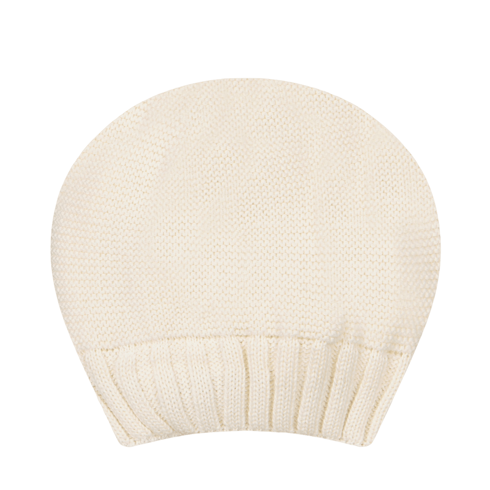 MonnaLisa Baby Meisjes Muts Off White